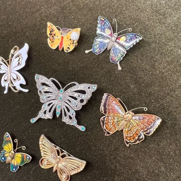 VTG and modern Butterfly Brooch lot - Picture 4 of 10